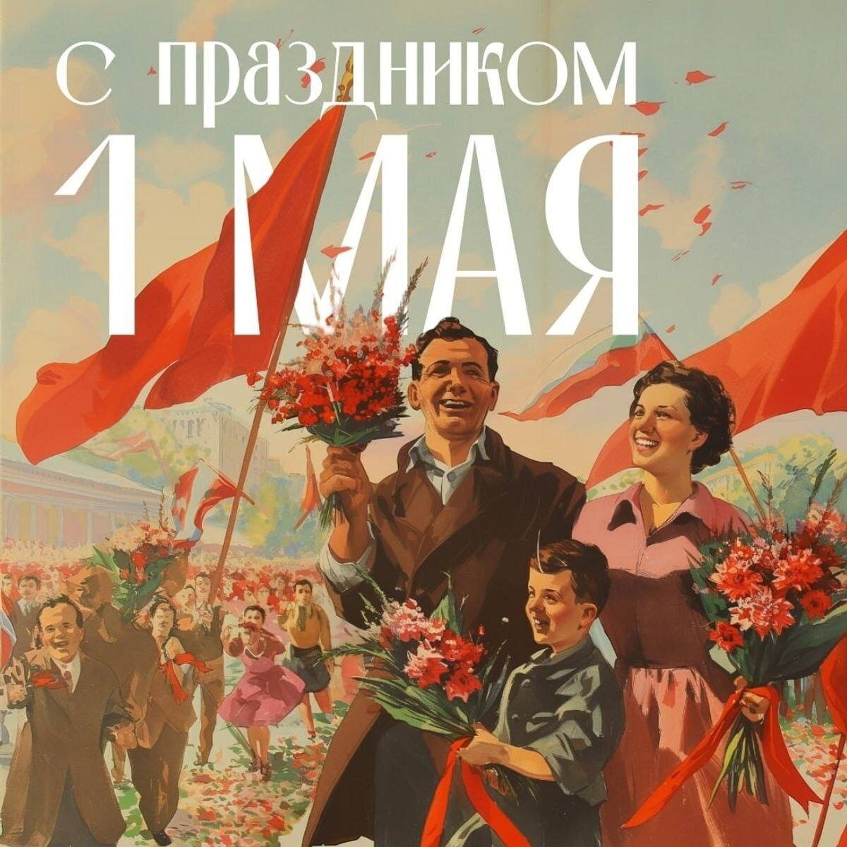 С Праздником Весны и Труда